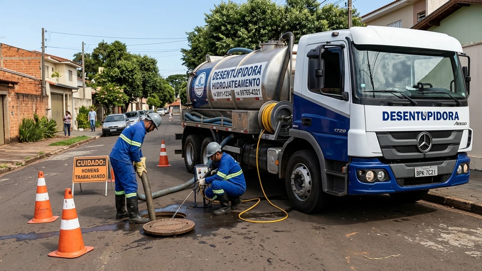 Desentupidora em Botucatu